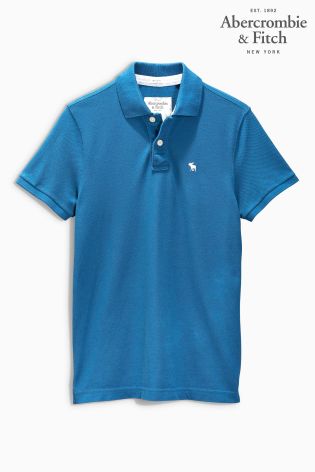 Abercrombie & Fitch Blue Polo